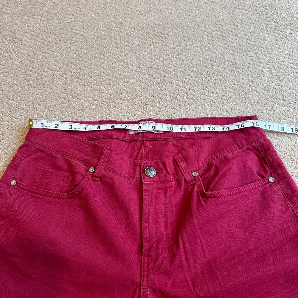 Holiday Brand Jeans Pants Red Straight Leg Preppy Classic Casual Friday Size 32